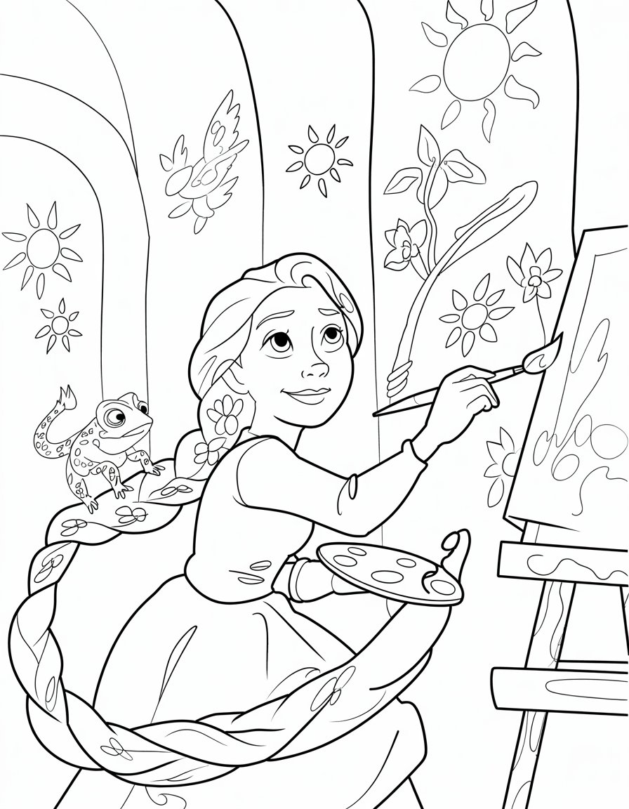 Rapunzel's Tower Art